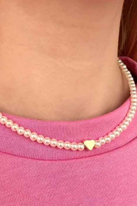 Heliophilia Silver Collar de Piedra de Circonita en Dorado
